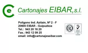 CARTONAJES EIBAR sponsor ZALDUA KE